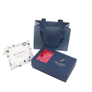 Wholesale Custom Logo Jewelry Box Packaging Flower and Soap Inside Hat Cardboard Box <b>case</b> for <b>Earring</b> Bracelet Ring - Product Image 3