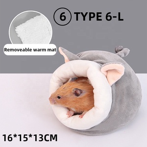 Tempat Tidur Hewan Peliharaan Kecil dari Katun untuk Musim Dingin, Tempat Tidur Gantung Lucu untuk Marmut, Tikus, Hamster, dan Hewan Kecil Lainnya - Product Image 6