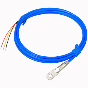Sensor de Temperatura de Montaje Superficial DS18B20 con Cable de Teflón, Sonda de Temperatura con Punta Prensada en Frío, Impermeable - Product Image 2