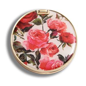 Espejo de Maquillaje Metálico Portátil Color Oro Rosa, Diseño Moderno, Regalo Promocional para Tiendas de Cosméticos - Product Image 3