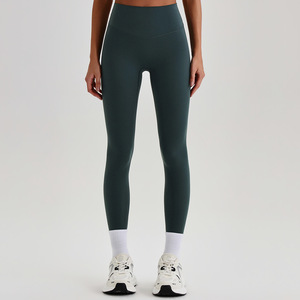 Leggings Deportivos de Cintura Alta para <span class=keywords><strong>Mujer</strong></span>, con Efecto Levanta Glúteos, Tejido Elástico en Cuatro Direcciones, Transpirable, Nailon/Spandex, Tallas Grandes, Ligeros, de Secado Rápido - Product Image 2