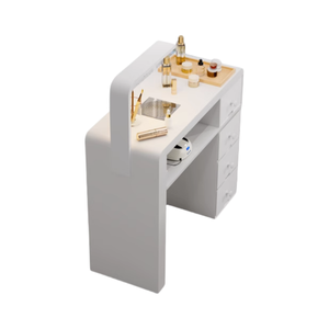 ชุดโต๊ะทำเล็บสไตล์ฝรั่งเศสแบบทันสมัยโต๊ะไม้เฟอร์นิเจอร์สำหรับร้านทำเล็บ - Product Image 4