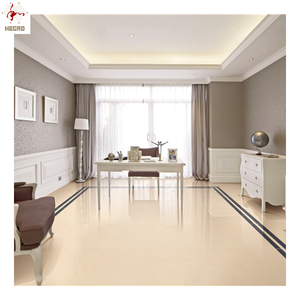 Carreaux de sol et de mur intérieurs en porcelaine italienne beige 600x600mm, sans émail, sable doré, antibactériens, isolants thermiques - Product Image 3