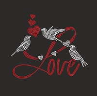 Belles lettres bénies foi scintillant Bling fer sur strass cristal Motif femmes T-Shirt transferts de chaleur