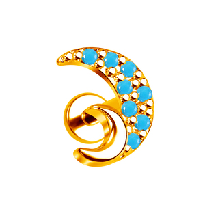 Joyería de Acero Inoxidable al por Mayor, Pendientes con Rosca Interna, <span class=keywords><strong>Piercing</strong></span> de <span class=keywords><strong>Labio</strong></span>, Diseño de Espina de Pescado con Parte Trasera Plana, Labret - Product Image 2