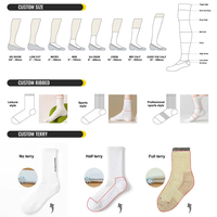 Chaussettes de sport décontractées pour femmes, respirantes, douces, à motif côtelé, avec logo brodé personnalisé