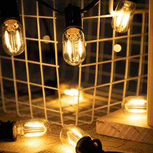 T22 không thấm nước LED vòng hoa đèn 220V/110V <span class=keywords><strong>E12</strong></span> connectable trắng ấm dây cho đám cưới ngoài trời sân bên vườn thủy tinh - Product Image 1