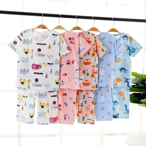Ensembles <span class=keywords><strong>de</strong></span> vêtements <span class=keywords><strong>de</strong></span> loisirs en coton pour enfants d'été, costumes fins pour bébés garçons et filles, ensembles pour enfants - Product Image 1