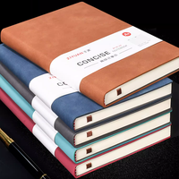 Cuaderno de Notas Liso con Logo Personalizado B5 A5 A6, Diario de Tapa Dura en Piel Sintética PU Personalizable, Cuadernos de Negocios para Oficina