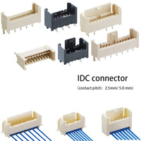 Connecteur mâle/femelle RAST 2.5 (header à broches) IDC 2-20 pôles, pas de contact 2,5 mm ou 5,0 mm, pour utilisation en machine à laver ou lave-vaisselle