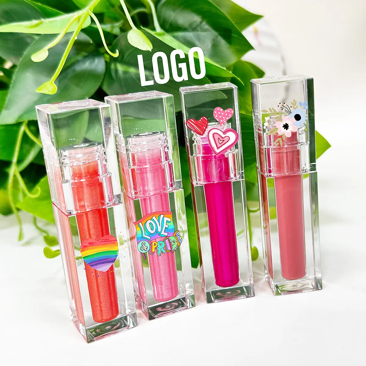 Make-Up Heldere Lipgloss Veganistische Aangepaste Logo Samples Groothandel Lipgloss