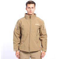 Expédition directe Buraq Outdoor Camping Hiking Sports Stand Collar Winter Fleece Softshell Tactical Camouflage Coat Multicam Windbreaker