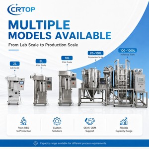 Secador por Aspersión de Laboratorio Crtop con Dos Boquillas Fluidas para Investigación de Atomización y Optimización de Parámetros de Proceso - Product Image 6