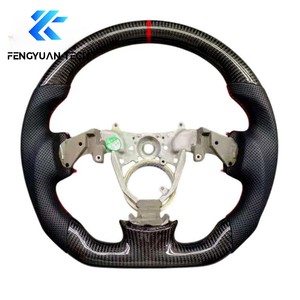 Volant de voiture en fibre de carbone forgé sur mesure avec LED pour Toyota <span class=keywords><strong>GR</strong></span> <span class=keywords><strong>Yaris</strong></span> Vios Mk3 2002 2004 2005 2006 2007 2008 2009 2010 2011 - Product Image 6