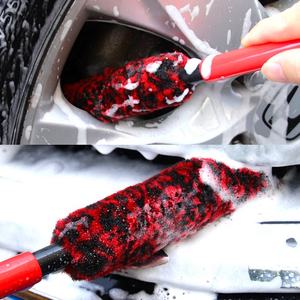 3 шт зубные щетки с мягкой щетиной для жениха губка для мытья автомобиля с подробным описанием набор кистей колеса щеточная машинка щетка для шин Обод колеса автомобиля набор очищающих салфеток - Product Image 6