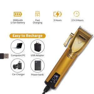 Cortadora de Pelo Profesional para Mascotas Komujia, Recargable, con Pantalla LED y Carga USB - Product Image 2