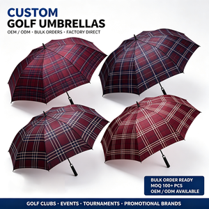 Paraguas de Golf Resistente al Viento, Paraguas con Impresión Personalizada de 68 Pulgadas para Lluvia y Sol, Uso en Exteriores - Product Image 5