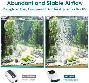 Bomba de Aire para Acuario SONGYI AC/DC Recargable y Portátil con 2 Salidas de Aire para Peceras y Pesca al Aire Libre - Product Image 3