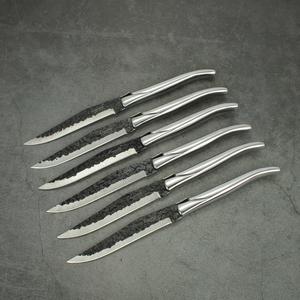 قسط laguiole شريحة فولاذية سكين شفرة مطرقة سكين مع مقبض مزورة - Product Image 5