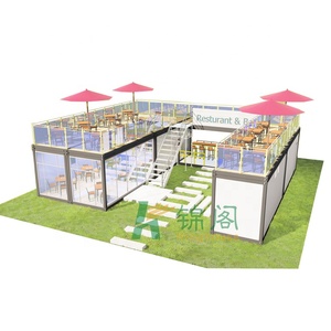 Maison préfabriquée maisons nouveau <span class=keywords><strong>2</strong></span> étages conteneur restaurant avec cuisine - Product Image 2