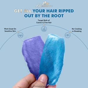 Kit Depilatorio Naturale Lifestance con Cera Dura al Cocco e Rosa per Depilazione <span class=keywords><strong>Brasiliana</strong></span>/Bikini/<span class=keywords><strong>Intima</strong></span> Indolore - Product Image 2