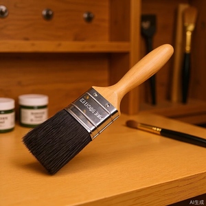 Pincel de cerdas de cerdo con mango de hemu de 18-26 mm para pintura artística y uso doméstico - Product Image 1