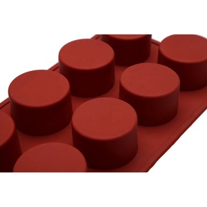 Moule en silicone à 6 cavités, forme ronde, 8 cavités, pour savon, fait main, pour gâteau et muffin - Product Image 5