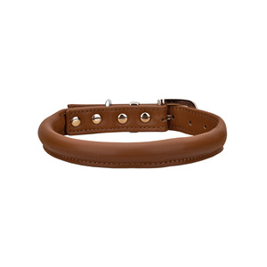 Neues Modisches Hunde-Anti-Verlust-Halsband mit 360-Grad-Schutz aus Rindsleder & PU, Rundes Seil-Halsband für Ganzjahresnutzung - Product Image 3