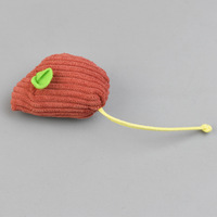 Jouet pour chat en peluche rayé en forme de petite souris, durable, résistant aux griffures et aux morsures, jouet de simulation