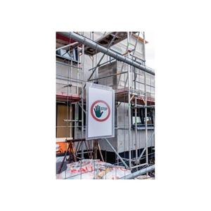 Bolsillo para póster DURABLE W263xH340 mm DIN A4 con bridas transparentes - Product Image 2