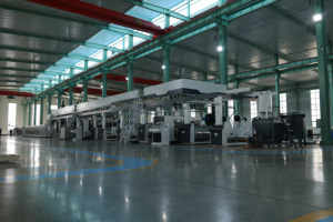 Linea <span class=keywords><strong>di</strong></span> Produzione <span class=keywords><strong>di</strong></span> Cartone Ondulato <span class=keywords><strong>a</strong></span> 3/5/7 Strati <span class=keywords><strong>Serie</strong></span> WJ con Impilatore e Taglierina - Product Image 2