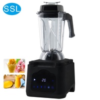 2.5L 2000W Zware Multifunctionele Elektrische Touchpad Commerciële Blender Voor Fruit Sap Groenten Smoothie