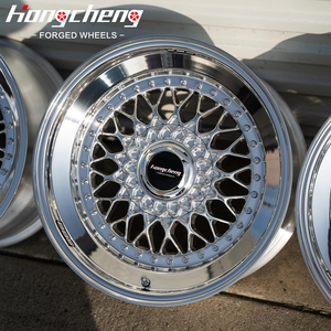 Jantes forgées chromées 3 pièces pour voitures particulières 18 19 20 22 pouces 5x114.3 5x112 5x130 pour Mercedes Bmw 318is RR Benz <span class=keywords><strong>Porsche</strong></span> 964 - Product Image 1