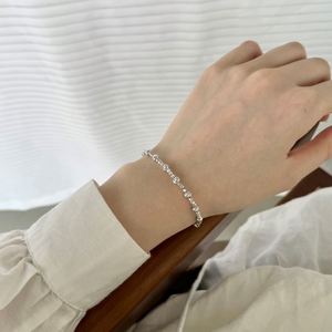 Dylam New Arrival Exquisite Design 925 Sterling Silver Rhodium 18K Gold Plated 5A Zircon <b>Bead</b> Beaded <b>Bracelets</b> for Women - Product Image 4