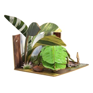 Rompecabezas 3D de Madera de Insecto con Forma de Hoja, Diorama de <span class=keywords><strong>Mantis</strong></span>, Kit de Manualidades DIY, Juguete Educativo STEM, Decoración Natural para el Hogar, Regalo para Niños y Adultos - Product Image 3