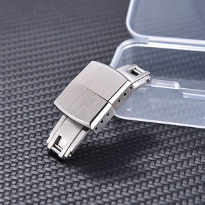Juelong RTS สายรัดนาฬิกาสำหรับ CTS, สายนาฬิกาแบบพับได้แข็งแรงทำจากโลหะ18มม. - Product Image 3