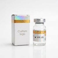 Étiquettes personnalisées pour petits flacons VS-343, impression de logo, imperméables, 2 ml, 3 ml, 10 ml, forme personnalisée en carton, autocollant holographique en papier pour flacon