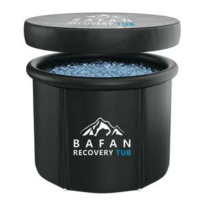 BAFAN personnalisé 85*80 <span class=keywords><strong>XL</strong></span> MAX adulte Portable gonflable <span class=keywords><strong>baignoire</strong></span> chaude noir plié trempage glace <span class=keywords><strong>baignoire</strong></span> avec couvercle - Product Image 2