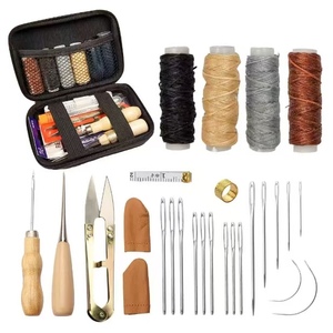 Hand-sew Leather Goods Hot Selling Manual Leather Craft <b>Sewing</b> Repair Punching Work Kit <b>Sewing</b> <b>Bag</b> - Product Image 1