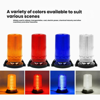 Nuevo Auto 12V/24V LED giratorio luces de baliza de emergencia señal intermitente techo ambulancia camión estroboscópico imán montado IP67 impermeable