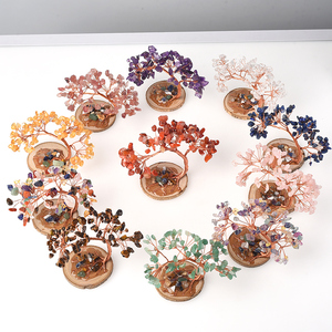 Albero di Quarzo Rosa Naturale Curativo all'Ingrosso, Ghiaia di Cristallo, Artigianato Decorativo Feng Shui per la Casa con Albero a Coda di Fenice - Product Image 3