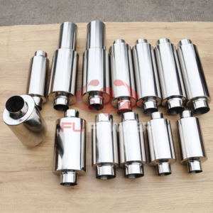 Misura personalizzata 2 "2.5" 3 "3.5" 4 "tubo di scarico in titanio marmitta punta punta tubo di scarico auto - Product Image 5