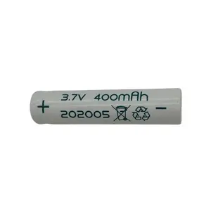 नोवा रिचार्जेबल बैटरी 3.7v 400mah एएए 10440 ली आयन बैटरी छोटे आकार लंबे समय चक्र समय लिथियम बैटरी सेल