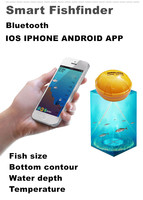 Détecteur de poissons intelligent sans fil Bluetooth avec sonar visuel HD et compatibilité téléphone portable pour la pêche sous-marine en extérieur