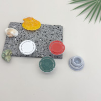 Bouchon à vis en plastique multicolore de 32 mm et 42 mm, anti-fuite, avec bec verseur, pour emballage de boîtes carrées – Vente en gros