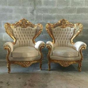 เก้าอี้โซฟาห้องนั่งเล่นแบบสองที่นั่ง ทำจากไม้สักแท้ ดีไซน์หุ้มเบาะอย่างหรูหรา โครงไม้แข็งแรงทนทาน และนั่งสบาย - Product Image 1