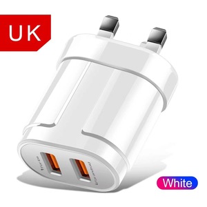 พอร์ต USB คู่ปลั๊กชาร์จสเปค ea/us/uk 5V2.4A 24W ที่ชาร์จเร็วปลั๊กอเนกประสงค์สำหรับสมาร์ทโฟน - Product Image 3