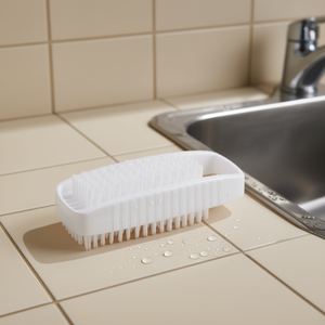 RIVAL Cepillo para lavarse las manos de plástico, 9x4x3,5 cm, blanco, paquete de 10 - Product Image 3