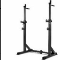 Barre de traction robuste et réglable, support de barre d'haltères et cadre de squat pour musculation, idéal pour les salles de sport.