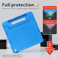Étui HGD pour iPad Air 11 pouces M4-M2 2026-2024 (Gen 8-6) antichoc robuste avec support pour crayon et béquille pour l'école